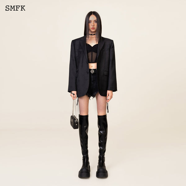 SMFK WILDWORLD ROCK HIGH-WAIST SHORT JEANS