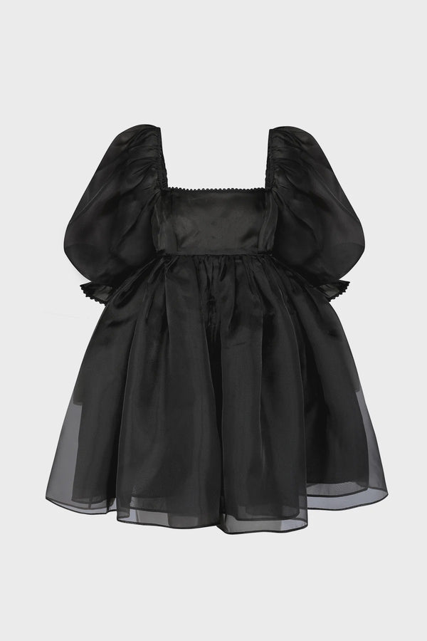 Selkie THE PUFF DRESS/ BLACK