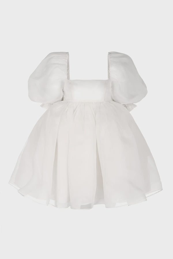 Selkie THE PUFF DRESS / WHITE / IVORY