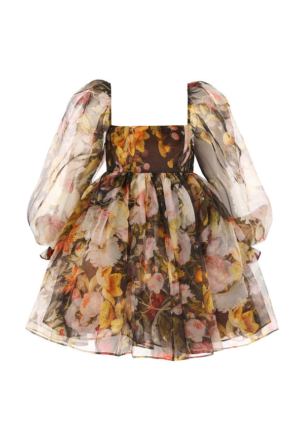 Selkie THE L/S PUFF DRESS/FETE DES FLEURS