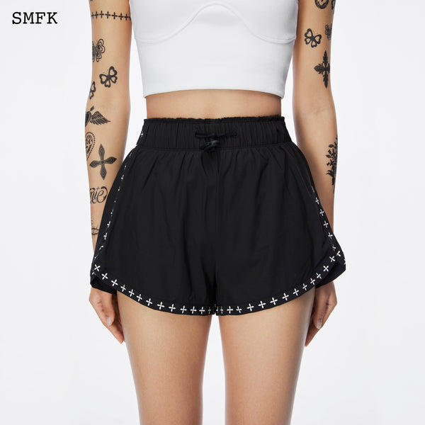 BLACK DANCER JOGGING SHORTS