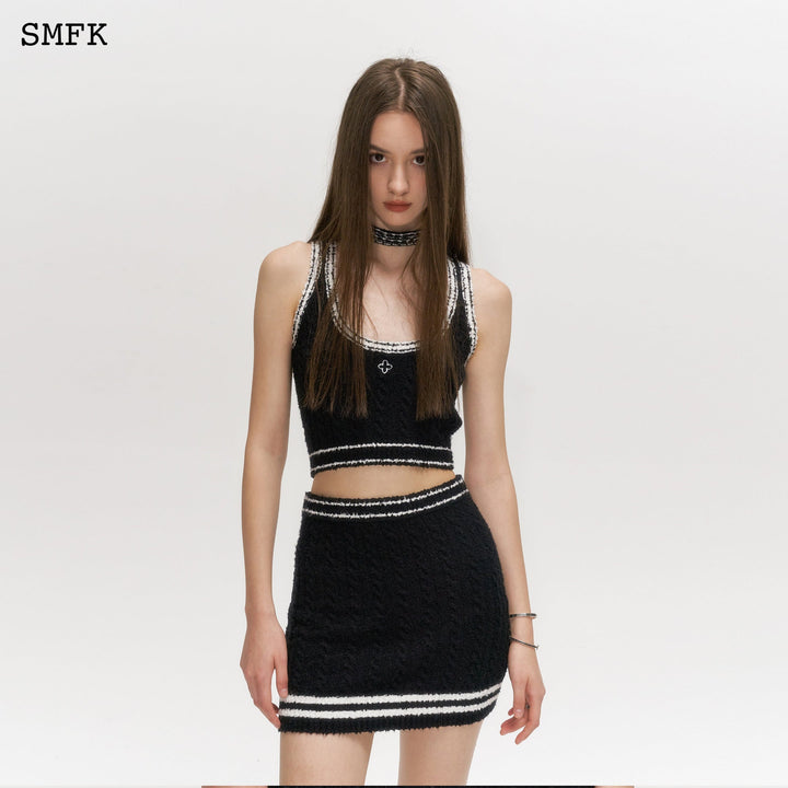 SMFK COMPASS CLASSICAL BLACK KNITTED SET