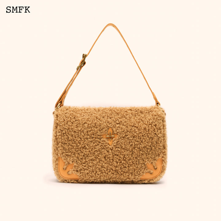 SMFK COMPASS KITTY BAG IN WHEAT (LARGE)