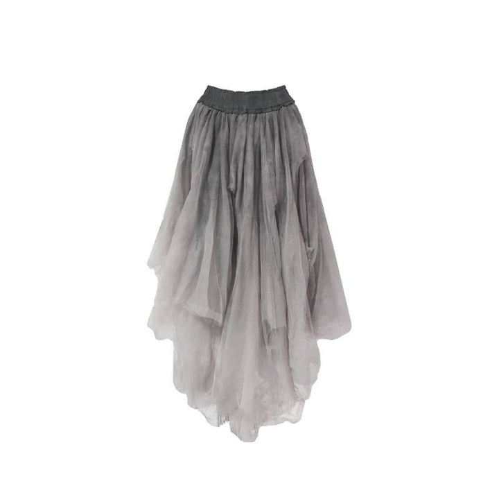 BY COOKIE H. BUBBLE TULLE SKIRT/ DYE GREY PURPLE