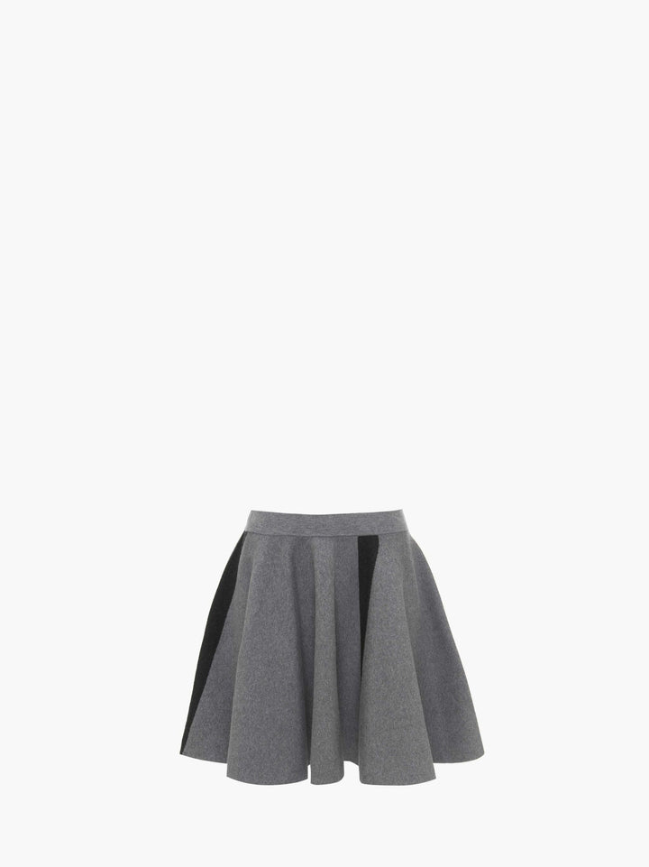 JW Anderson CONTRAST A LINE MINI SKIRT