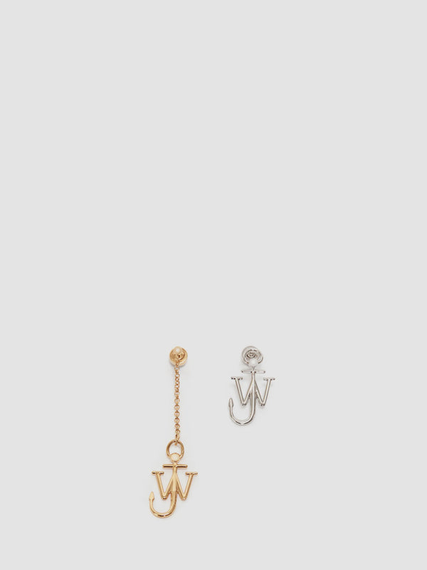 JW ANDERSON ASYMMETRIC ANCHOR EARRINGS
