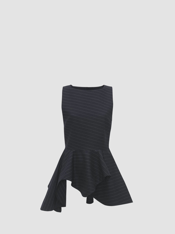 jw Anderson SLEEVELESS PEPLUM TOP