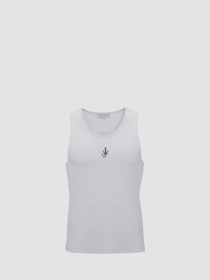 JW Anderson ANCHOR EMBROIDERY TANK TOP