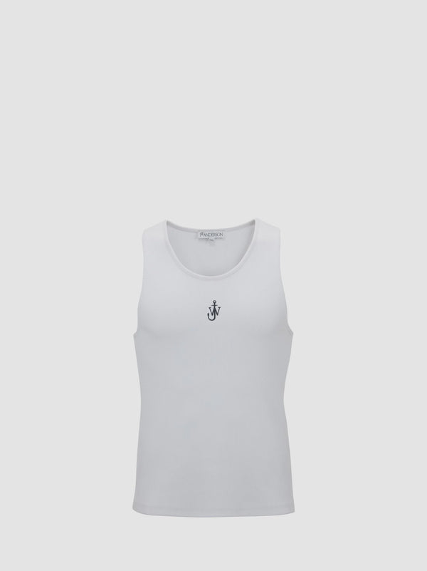 JW Anderson ANCHOR EMBROIDERY TANK TOP