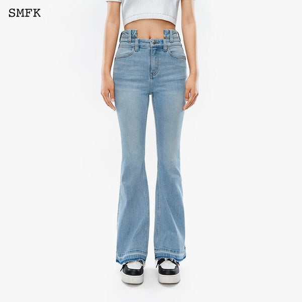 MERMAID DOUBLE WAIST JEANS