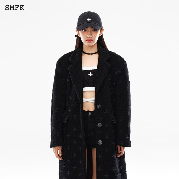 SMFK MIDNIGHT GARDEN CLASSIC WOOL COAT