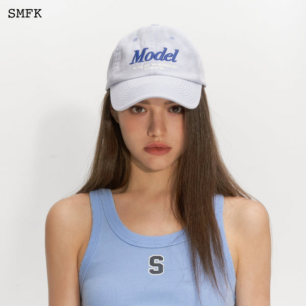 MODEL LIGHT BLUE BASEBALL HAT