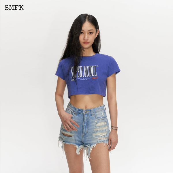 MODEL NAVY SHORT T-SHIRT