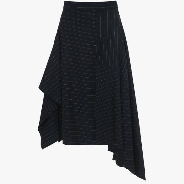 JW ANDERSON PANELLED SQUARE HEM SKIRT