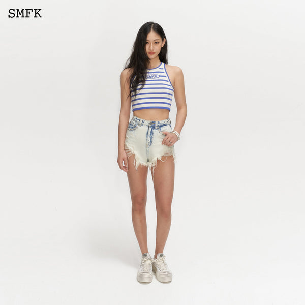 WILDERNESS ROCK WHITE SHORT JEANS